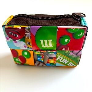 M&M’s Handmade Candy Wrapper Pouch NWOT